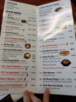 Mina's Korean B B Q food