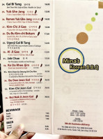 Mina's Korean B B Q food