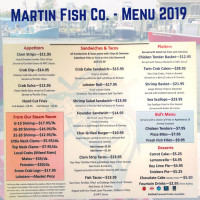 Martin Fish Co Llc menu