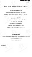 Topero menu