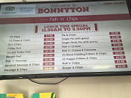 Bonnyton Cafe menu