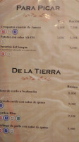 Cervecería Tapería El Gitano menu