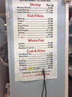 Cajun Catch Seafood menu