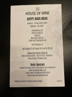 House Of Wine food
