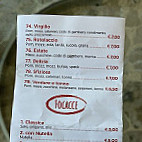 Euro Pizza Da Asporto menu