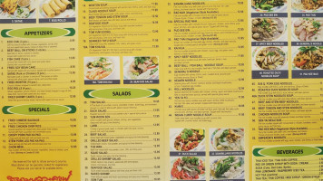 Sanamluang Cafe, Hollywood/thaitown menu
