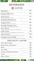 The Olive Branch And Coffee Shop menu