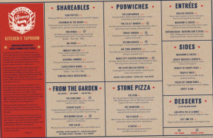 American Icon Brewery Kitchen Taproom menu