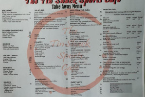 Tin Shack menu