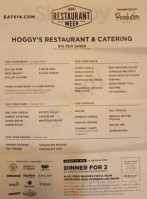 Hoggy's Restaurant & Catering menu
