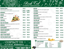 Rock Cod Country menu