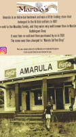 Marula Coffee Shop menu