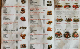 Ck Sushi menu