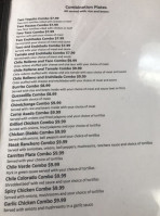 Johnny's Mexican American And Seafood menu
