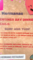 Dos Hermanas Mexican/american Steakhouse menu