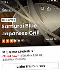 Samurai Blue inside