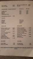 Ristorante Barino menu