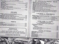 Morrone's Pizza menu