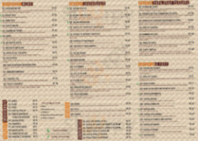 Dreamland Bar E Restaurante menu