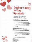Luthers Bbq Ft. Scott menu