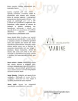 Via Marine menu