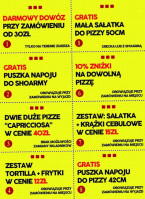 Pizzeria Riki-tiki menu