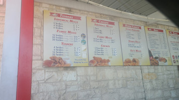 Bush's Chicken menu