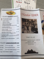 Marathon Diner menu