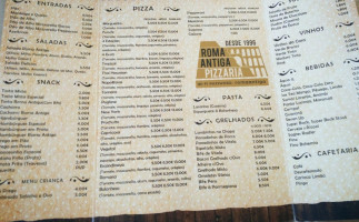 Pizzaria Roma Antiga menu