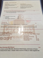 Copenross Growlers menu