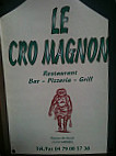 Le Cro-magnon menu