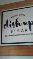 Dish Up Steak inside