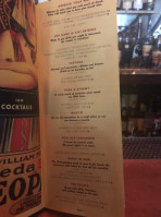 The Rum House menu