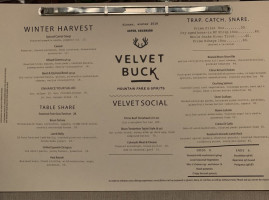 Velvet Buck food