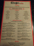 Woody's Grill Tap menu