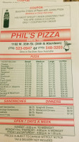 Phil's Pizza food