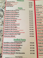 Spaghetteria menu