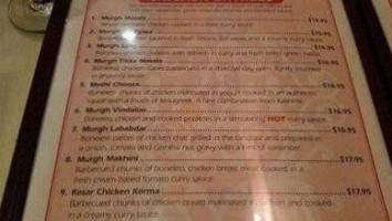 Haandi Indian Cuisine menu