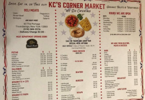 Corner Discount Market Inc. menu
