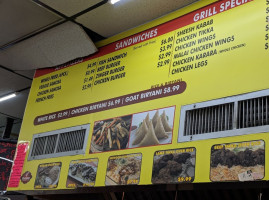 Paradise Halal Meat Grocery menu