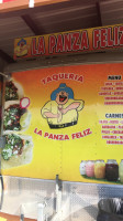 La Panza Feliz menu