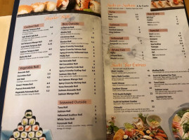 Mizu Sushi Asian Fusion menu