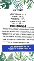 Silverback Distillery menu