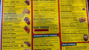 Grab N Go Tacos menu