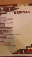 Camacho's menu