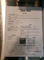 Tasty Bun menu