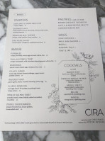 Cira menu
