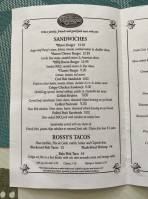 Rossy's Place menu