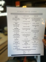 Offbeat Coffee Studio menu