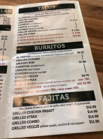 Burrito Parrilla Mexicana menu